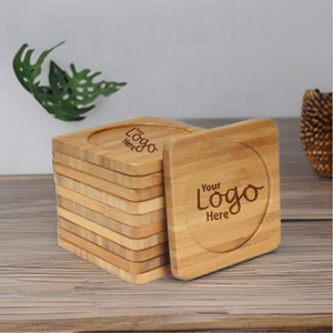 Hot Selling Customized Engraved Mango Wood Square <b>Drinking</b> <b>Coasters</b> for Dining Table Use - Product Image 5
