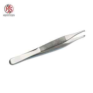 Adson Pinces à pansements manuelles en acier inoxydable de qualité supérieure, instruments chirurgicaux de classe II - Product Image 5