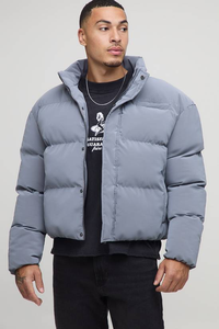 เสื้อแจ็คเก็ตพัฟเฟอร์ผ้าแคนวาสกันน้ำ ระบายอากาศ กันลม คอตั้ง สไตล์สตรีทแวร์สุดหรูสำหรับผู้ชาย ฤดูหนาว แบบสั่งทำพิเศษ - Product Image 4