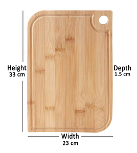 Planche à découper en bois pour la découpe quotidienne des légumes, résistante aux rayures, facile à nettoyer, planche à découper robuste, ustensiles de cuisine, tâches quotidiennes - Product Image 2