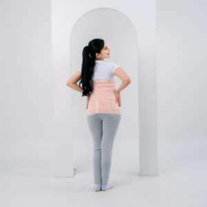 Create Your Brand 3in1 Postpartum Belly Belt Tummy Band Girdle <b>Corset</b> Body Shaper Strap <b>Waist</b> <b>Trainer</b> Pelvis Wrap C-Section - Product Image 4