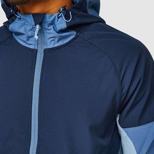 Custom Lightweight Windbreaker <b>Jacket</b> <b>Men</b> Waterproof Outdoor Sport Hooded Rain Coat Windproof Running <b>Cycling</b> Stand Solid Front - Product Image 5