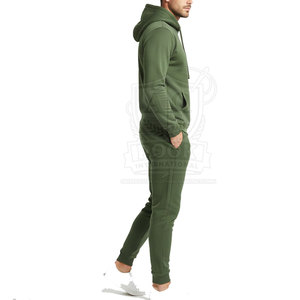 Chándal de Invierno para Hombre con Capucha, Color Personalizado, Alta Calidad, Corte Regular, Ecológico, Transpirable, Grueso, con Logotipo Personalizado para Venta en Línea - Product Image 2