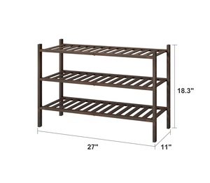 Premium Four Tier Shoe <b>Rack</b> Organizer High Capacity Storage Sleek Open Shelves Strong Frame Space Saving Entryway Solution - Product Image 5