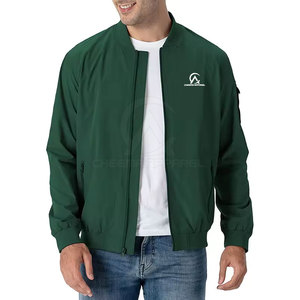 Blouson bomber classique pour homme, design simple uni, adapté aux saisons d'hiver et à un usage quotidien - Product Image 2