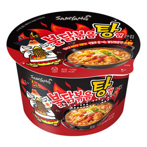 Nouilles Buldak Samyang authentiques, saveur Carbonara crémeuse, 105g, en grandes quantités pour l'industrie de la restauration - Product Image 1