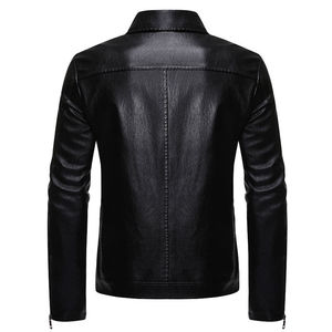 Veste Homme Imperméable et Respirante en Peau de Mouton de Qualité Supérieure, Col Montant Élégant, Très Vendue, Tendance Urbaine Imprimée - Product Image 3