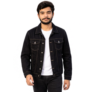 Vestes en jean personnalisées pour marques de vêtements, coupe ample brodée, livraison rapide - Product Image 4