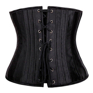 Corsé sexy con cuello en V y aberturas para mujer, moldeador de cintura ajustado, corsé transpirable con varillas de control firme - Product Image 2