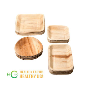 Platos desechables naturales de hoja de palma para servir comida, catering, restaurantes, fiestas, eventos al aire libre de Eco2go Vietnam - Product Image 6