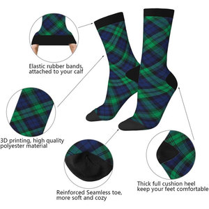 Top Selling Scottish Highland Tartan Kilt Hose <b>Socks</b> for Men Traditional <b>Wool</b> Blend Long Comfortable Fit Wholesale Available - Product Image 5