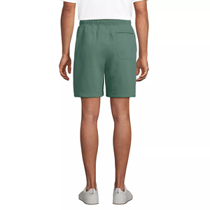 กางเกงขาสั้นผู้ชายเอวกลางผ้าฝ้ายรูดเชือก มีกระเป๋า เหมาะสำหรับออกกำลังกาย ใส่สบายๆ ทรงหลวม สปอร์ตแวร์ วิ่ง ออกกำลังกาย ฟิตเนส - Product Image 4