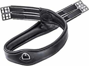 Cinturón de Cuero Premium Personalizado para Caballos, Equipo de Doma Clásica al por Mayor, Correas Negras Ajustables con Hebillas Metálicas - Product Image 3