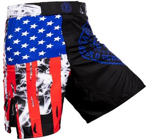 Shorts d'arts martiaux pour hommes, taille élastique avec cordon de serrage, entraînement, gym, combat, légers, séchage rapide, haut de gamme pour hommes, arts martiaux, MMA - Product Image 5