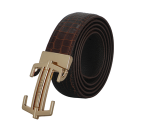 Ceinture pour homme en cuir véritable, ceinture pour homme 3,8 cm, boucle à ardillon, simple et décontractée - Product Image 4