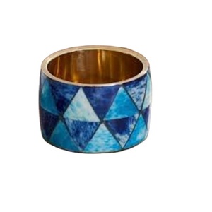 Servilletero de resina más vendido para decoración de mesa de banquete de boda modelo artesanal servilletero de papel tisú Aaliyan Impex Export - Product Image 1