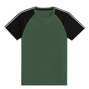 T-shirts raglan pour hommes – Nouvelle collection été – Manches raglan décontractées – Couleurs unies – Vente en gros - Product Image 1