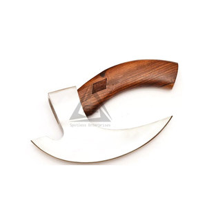 Oem Service Custom Made High Quality Pizza Cutting <b>Axe</b> with Wood <b>Handle</b> and Stainless Steel Blade-Bulk Quantity Available - Product Image 4
