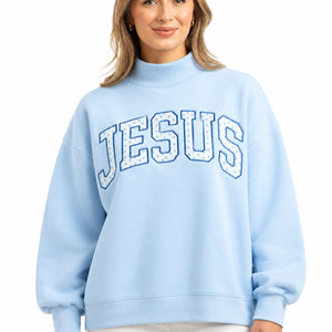 Sudadera de cuello alto para mujer, estilo oversize, holgada, de manga larga, ropa informal, top cómodo para el día a día, estilo clásico urbano - Product Image 6