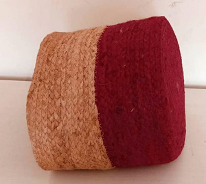 Ensemble de paniers en jute faits main, favoris des clients, et organisateurs de rangement tissés en gros, idéaux pour les paniers à linge sale pour la maison et la vente au détail - Product Image 2
