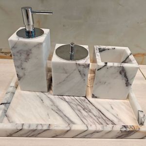 Juego de soporte para cepillos de dientes, juego de organizador de baño, juego de decoración de baño, juego de baño moderno, accesorios de baño de primera calidad - Product Image 5