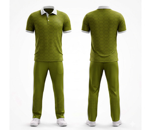 Kit de cricket en polyester de qualité supérieure pour les clubs, sublimation |   Vêtements de cricket pour hommes, femmes et jeunes, polo et pantalon, équipe complète - Product Image 4