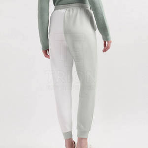 Pantalones Deportivos de Cintura Alta para Mujer, Largos hasta el Tobillo, con Cordón Ajustable, Cintura Elástica y Bolsillos, Corte Holgado Informal, 100% Algodón Tejido - Product Image 2