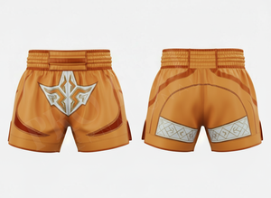 Shorts de Muay Thai personnalisés à faible MOQ avec broderie, en satin polyester, pour le kickboxing, le MMA, le Jiu Jitsu, le karaté, OEM ODM pour hommes - Product Image 4
