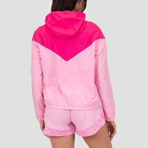 Survêtement coupe-vent ample personnalisé pour femme, veste courte légère à col montant et fermeture éclair intégrale - Product Image 2