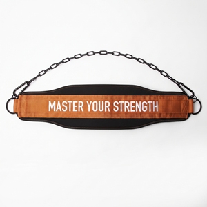 Ceinture de musculation en néoprène robuste avec chaîne, ceinture de musculation professionnelle en néoprène unisexe, ceinture de musculation à haute résistance - Product Image 6