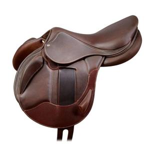 Silla de montar inglesa BS International de diseño sólido, asiento de cuero genuino, estructura de madera, personalizable, con herrajes duraderos de acero inoxidable SUS304 - Product Image 1
