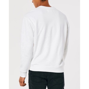 Sudaderas con logotipo de impresión personalizada para hombre, jersey de chándal de gran tamaño con hombro caído, cuello redondo - Product Image 3