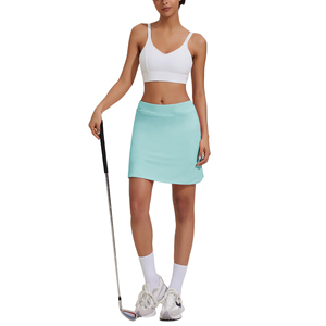 Durable Ladies Tennis Skirt High Waisted Athletic Skirt For Intense Training Matches Breathable Polyester Blend Sportswear - Product Image 6