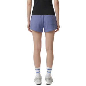 Shorts de sport personnalisés pour femmes, style disco, en molleton de coton premium OEM, poids lourd 450 GSM, avec taille élastique, pour le bien-être et l'athlétisme - Product Image 2