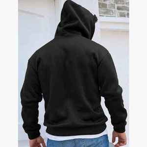 Custom Printed Embroidered 100% Cotton Winter Men's <b>Hoodie</b>-Oversize Casual Fashion Coat for Couples - Product Image 4