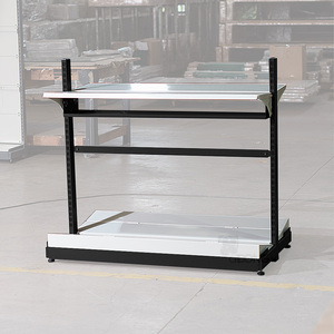 Commercial 2-Tier Metal Frame Supermarket Shelves-OEM Accepted - Product Image 1