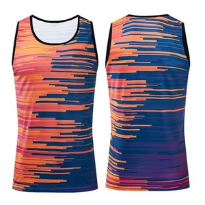 Débardeur de musculation athlétique à séchage rapide pour hommes, débardeur de course respirant, chemise sans manches de fitness, gilet de sport ajusté pour hommes - Product Image 1