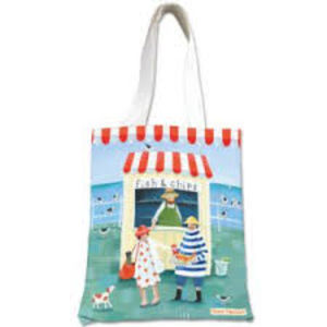 Bolsa de asas de Navidad personalizada de alta calidad Artículo de seda personalizado Patrón de estilo Carta Promoción Aus para exportación - Product Image 4