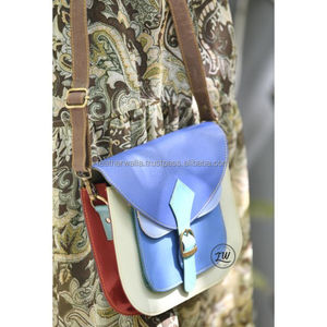 กระเป๋าสะพายพาดลำตัวหนังโลหะรีไซเคิลสำหรับผู้หญิง LW แฟชั่นใหม่ล่าสุด - Product Image 1