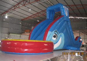 Toboggan de piscine gonflable en PVC pour usage commercial - Product Image 5