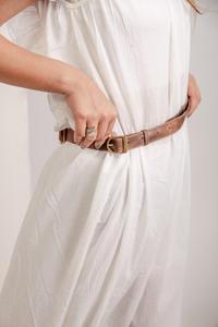 Riñonera de Cuero Vacuno Genuino de Alta Calidad y Estilo para Mujer, con Cierre de Cremallera, Bolso de Cintura, Bandolera, Bolso de Viaje - Product Image 6