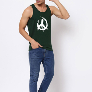 Premium <b>Men's</b> Gym Running Tank Top Spandex Cotton Breathable Quick Dry Fitness Workout Sleeveless <b>Vest</b> OEM Service - Product Image 2