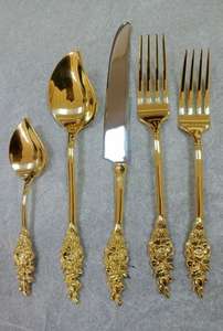 Ensemble de couverts traditionnels durables en acier inoxydable, couteau, fourchette, cuillère, style occidental, pour steak, en or et argent, pour mariage, événements, cadeaux - Product Image 6