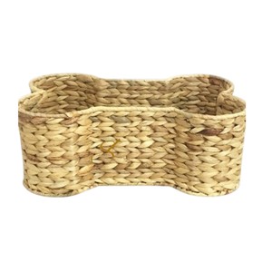 Cesta de Jacinto de Agua con Forma de Hueso de Perro, Organizador Tejido para Juguetes, Mantas y Accesorios para Mascotas - Product Image 3