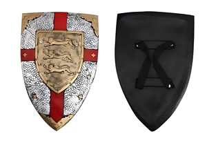 CUSTOM Medieval Knight Shield Foam Red/Black Crest Role Play Costume Decor Unisex Ages 14+ - Product Image 4