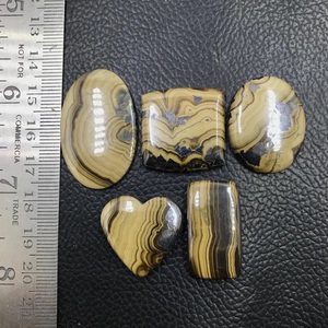 Schalenblende Smooth Cabochons Mixed Shape Loose Semi-Precious Stone For Jewelry Making - Product Image 3