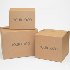 3mm Thickness Eco-Friendly Reusable Corrugated Mailer Box Handle Custom Flexographic <b>Printing</b> Gift Craft <b>Packaging</b> Cardboard - Product Image 5