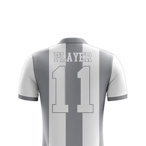 Tenue de football 100% polyester respirante et à séchage rapide, personnalisable, unisexe adulte, toutes saisons, manches courtes, imprimée - Product Image 3