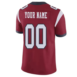 Uniforme de Fútbol Americano de Talla Grande, Sostenible, Antipilling, Transpirable, de Manga Corta, de Secado Rápido, con Impresión Personalizada - Product Image 6