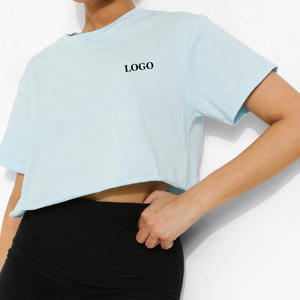 T-shirts pour femmes en coton de qualité supérieure, respirants, à manches courtes, col rond, coupe ample élégante, vêtements décontractés d'été au toucher doux - Product Image 5